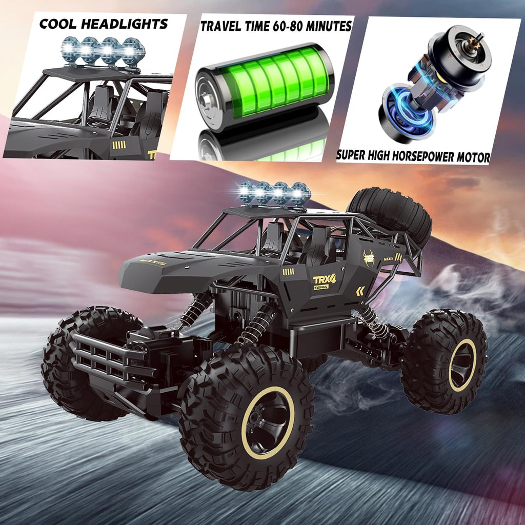 2025 NEW  Rc Car  Rock Crawler Rechargeable Off Road Truck 4WD , Metal Shell LED Headlights RC Remote Control Off Road Car Truck,Logistics Is Randomly Sent By UPS,USP.
